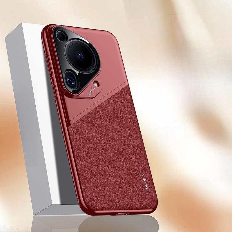 

Подходит для чехла для телефона Huawei Pura70pro+, Кожаный 70ultra Все включено Pro Бизнес Мужской Противоударный Кожаный Чехол Huawei Pura 70