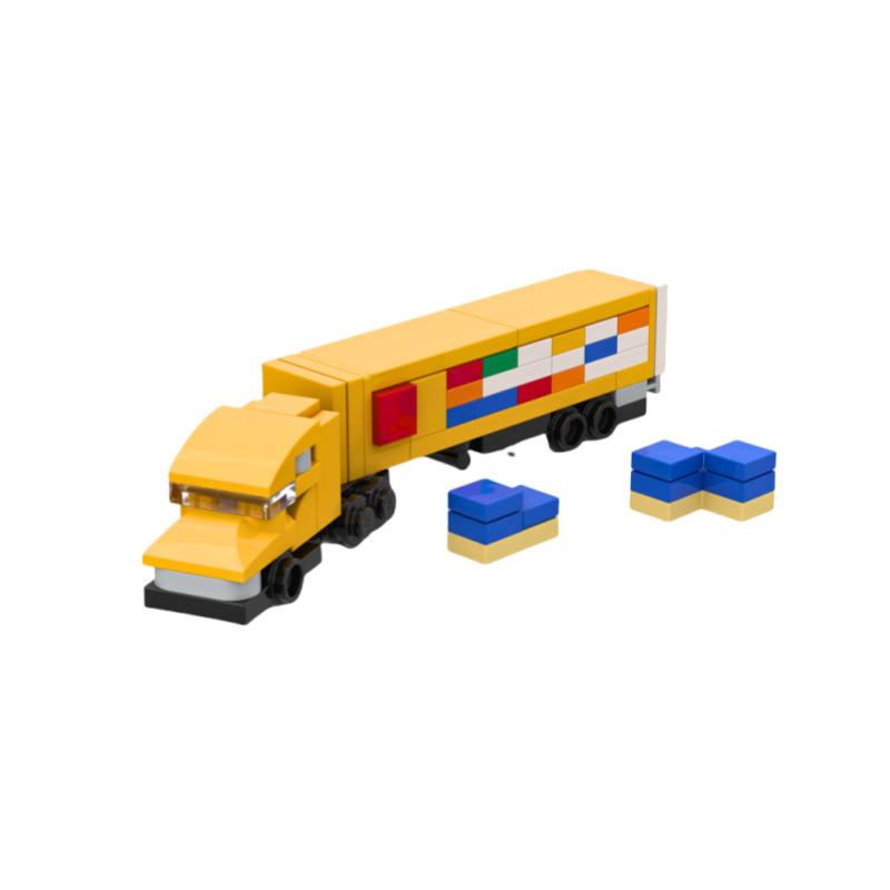 Building Block Mini Car Bus Trailer Camper Car Sports Car Assembled Toys Compatible