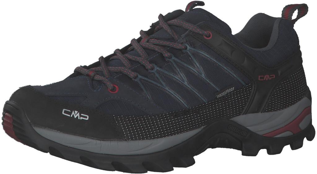 CMP Rigel Low Trekking Shoes (3Q54457) (3Q54457-62BN) Asphalt/syrah