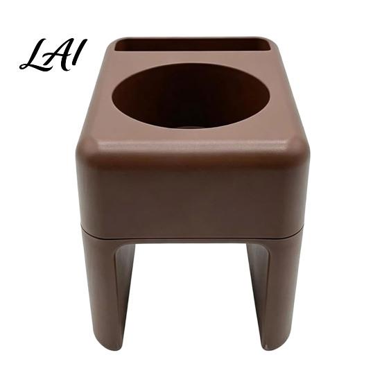 Hair Salon Storage Tray Chair Armrest Tray Organizer with Phone/Cup Holder Plastic Customer Phone Holder for Beauty Side Table Personal Items