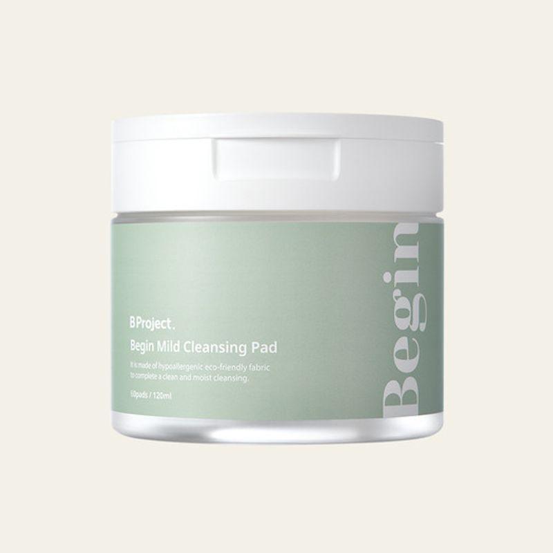Begin Hypoallergenic Mild Cleansing Pads 60 Sheets