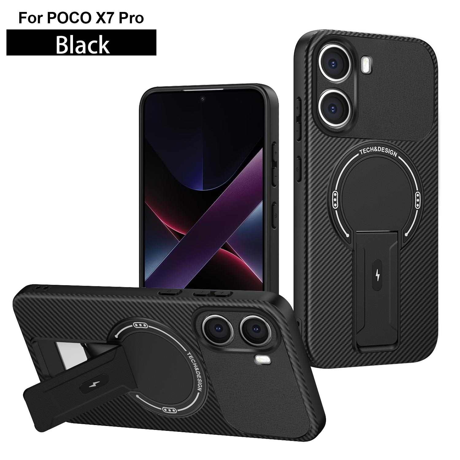 

Для Mi POCO X7 Pro Невидимый Чехол-подставка Для Mi POCO F7 Pro F7 Ultra X6 C61 Магнитная Жесткая Противоударная Крышка Poco X6