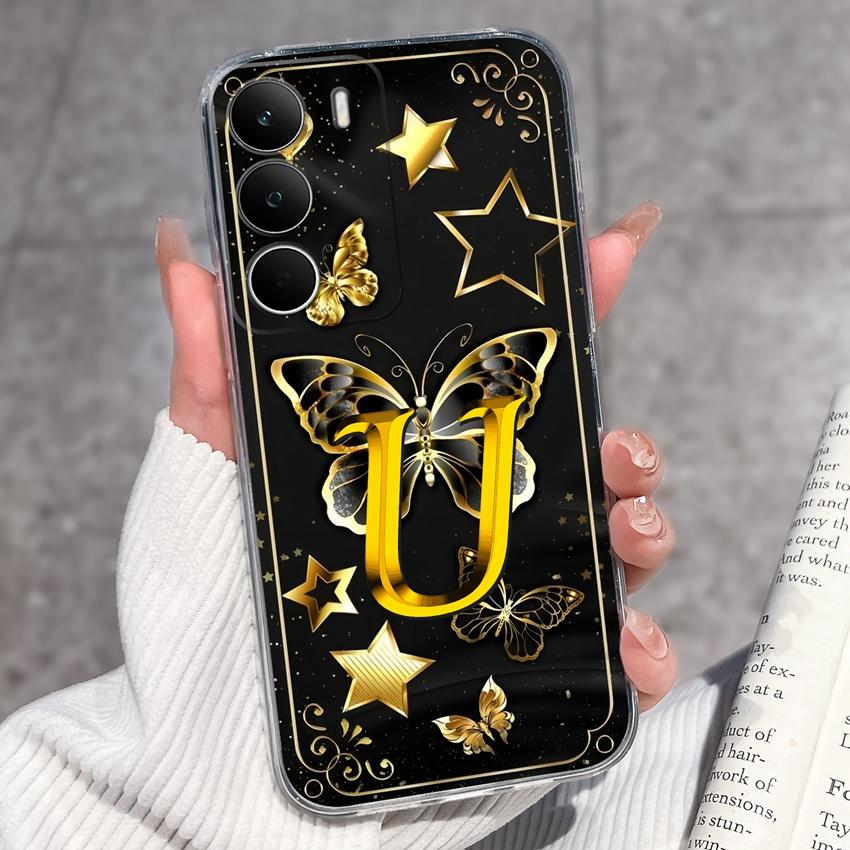 For Realme C71 C67 C65 C63 C61 C55 C53 C35 C85 Pro C75 C75x Phone Case Pretty Love Heart Letters Soft Housing Transparent TPU Silicone Anti Drop Shell