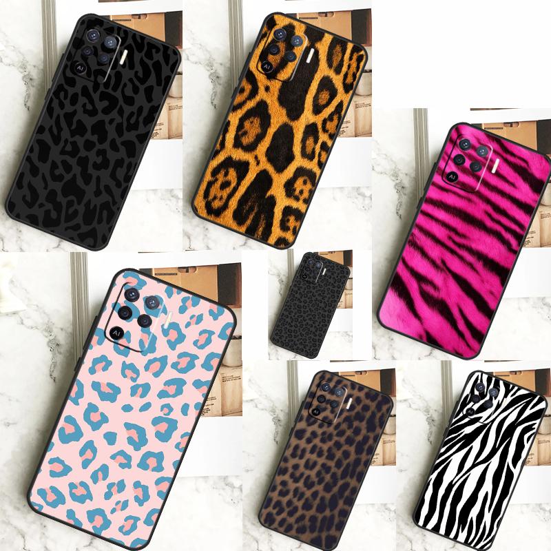Tiger Zebra Leopard Print For OPPO A57 A57S A77 A5 A9 A53 A52 A72 A96 A76 A16 A54 A74 A94 A38 A58 A78 A15 A17 Case