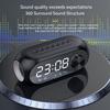 Wireless RGB Portable Bluetooth Speaker with Alarm Clock Radio FM Music Player TYPE-C Interface BT Speaker for Home Party Gift