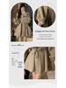 2025 Autumn Retro French Loose Trench Coat – Women's Versatile Mid-Length Slimming Design