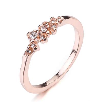 Women Girls Jewelry Rhinestone Crystal Rings 6/7/8/9/10 US Size Women Wedding Party Jewelry