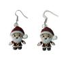 Acrylic Knit-Style Cartoon Dangle Earrings - Christmas Holiday Jewelry Gift for Women