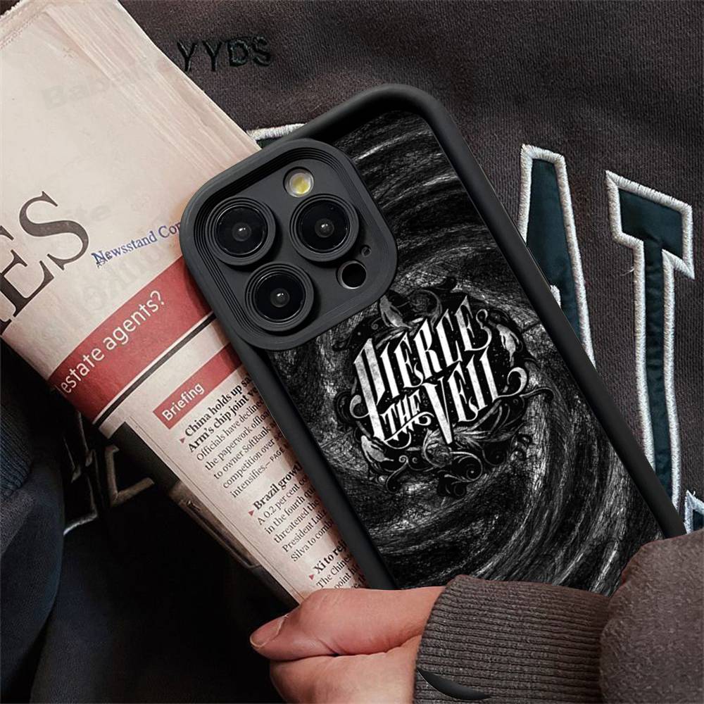 

P-Pierce The Veil Band For iPhone 17 15 13 12 11 14 Pro Max X XR XS 16 Plus Shockproof Candy Back Cover iPhone 13 pro