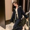 Korean Style Women's Casual Autumn Two-Piece Set: Trendy Loose-Fit Running Suit