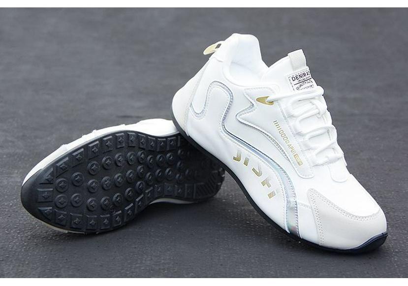 Men's Casual Leather Trendy Sport Shoes: Versatile and Stylish for Students