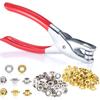Metal Grommet Eyelet Plier Set with Eyelets Pressure Plier NEW Metal Pliers  For Leather Cloth