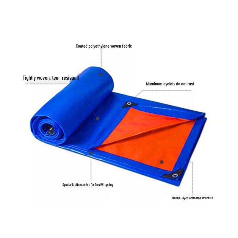 Elangyan Heavy-Duty Blue PE Tarpaulin