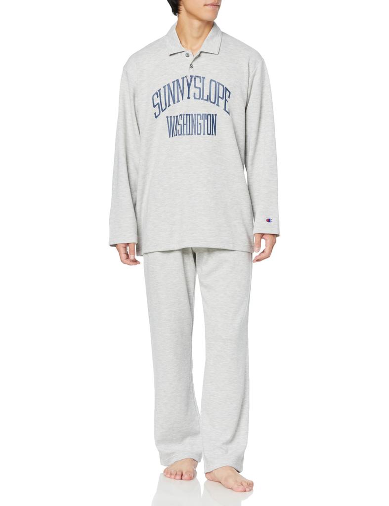 Room Long Long Cardboard Gray [Champion] Wear, Sleeves, Pants, Knit, Men's,