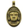 Buddha Statues Charms Multi Color Alloy Pendants For Spiritual Zen Jewelry Making
