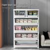 Multilayer Plastic Storage Cabinet: Drawer-Style for Bedroom and Nursery 