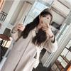 Women's Spring Fall Woolen Coats Solid Color Long Warm Jacket Office Ladies Trendy Elegant Casual Slim Windbreaker Streetwear