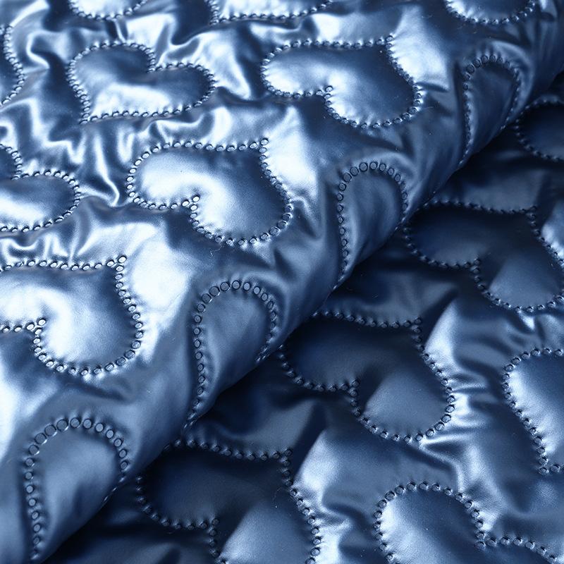 100cm*138cm Muti Colors Heart Printed PU Leather Quilting Fabric Embossing Cotton Lining Fabric for DIY Sewing Clothing