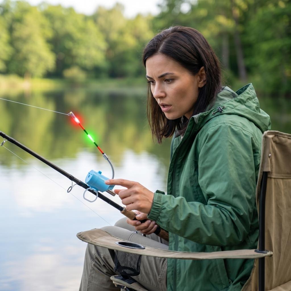 High Sensitivity Fishing Float Alert For Rods, Electronic LED Fishing Sound Alarm, Night Fishing Rod , For Rod Tip Detection