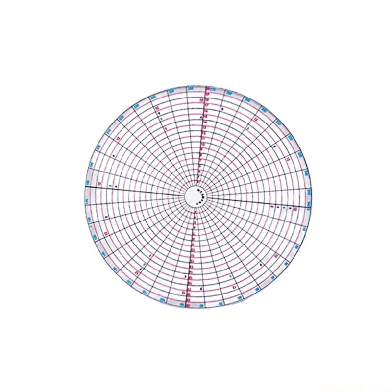 QX2E Sturdy Plastic Round Measuring Guide For Studio Use And Classroom Teaching