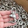 70/87/128mm Stainless Steel Swivel Shackle Quick Release Boat Anchor Chain Eye Shackle Swivel Snap Hook For Marine Architectural