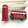 Decorative Fridge Magnets Double Deck British Bus And Telephone Box Fridge Magnet 3D Landmarks