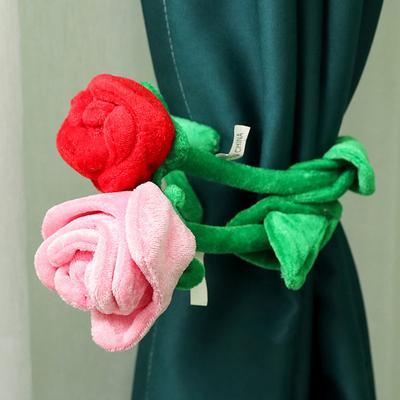 1 Pieza Dibujo Animado Flor Rosa Peluche Suave Relleno Juguete Regalo de San Valentín Para Niñas