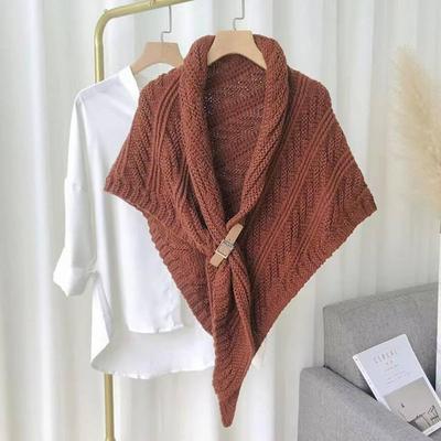 Sciarpa da donna moderna retrò pied-de-poule: Elegante Scialle Imitazione Cashmere, Stile Coreano, Versatile, Caldo Accessorio Invernale