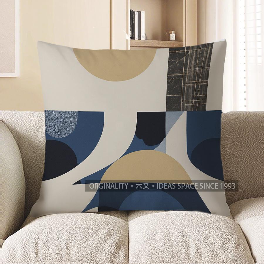 Home Decor Abstract Vase & Plant Patterned Pattern Cushion Cover Suitable For Sofa Bedroom Car Pillow Cover