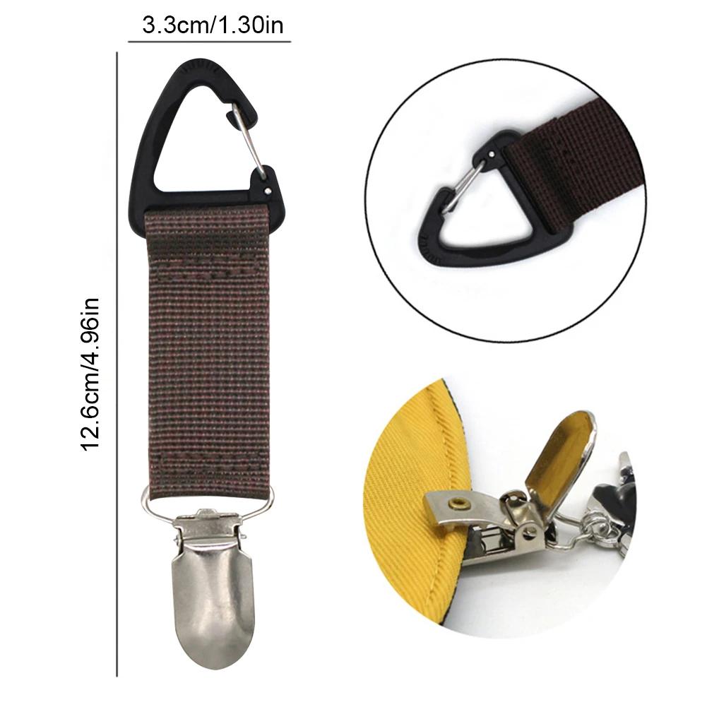 Backpack Clips Universal Portable Hat Keeper Clip Canvas Lightweight Storage Accessories Travel Outdoor Practical Gadgets