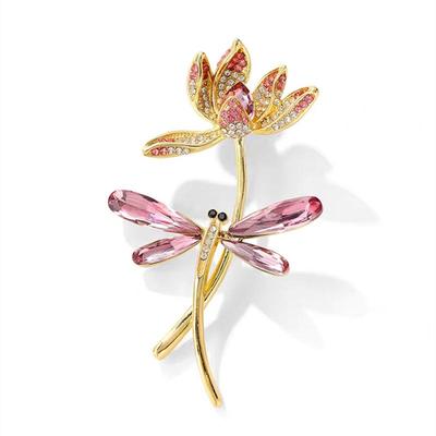 Elegant Chinese Lotus Brooch: Retro Hanfu & Cheongsam Accessory for Women