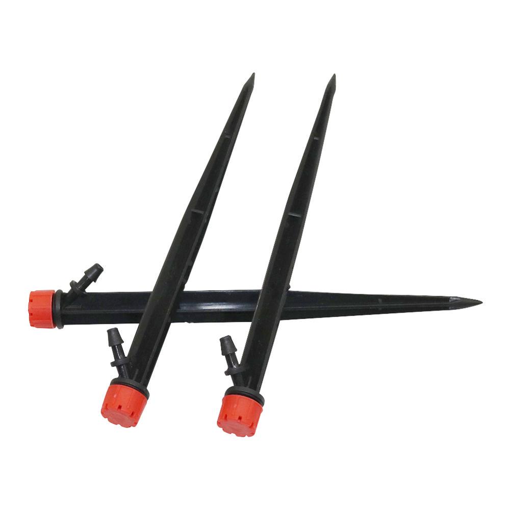 50 Pcs 16cm Micro Bubbler Drip Irrigation 360 Degree Adjustable Stake Water Dripper Garden watering Use 4/7 mm Hose