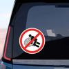 Don't Sit on The Brain Car Sticker Vinyl Decal Waterproof Rear Window Motorcycle Camper Bumper Truck Laptop Decoration SH72
