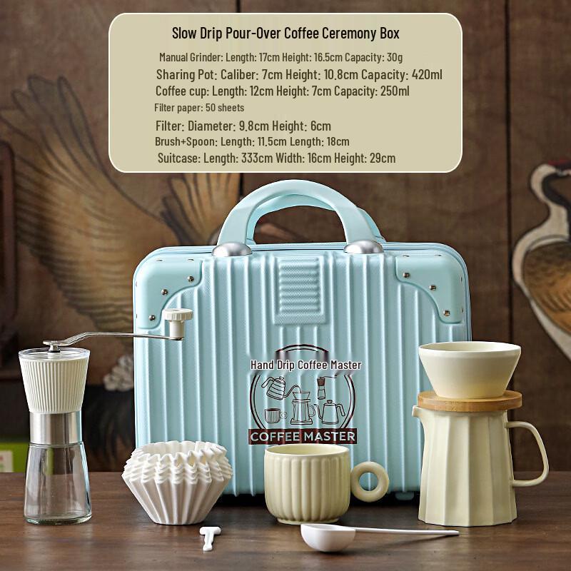 Ceramic Hand-Pour Coffee Maker Gift Set