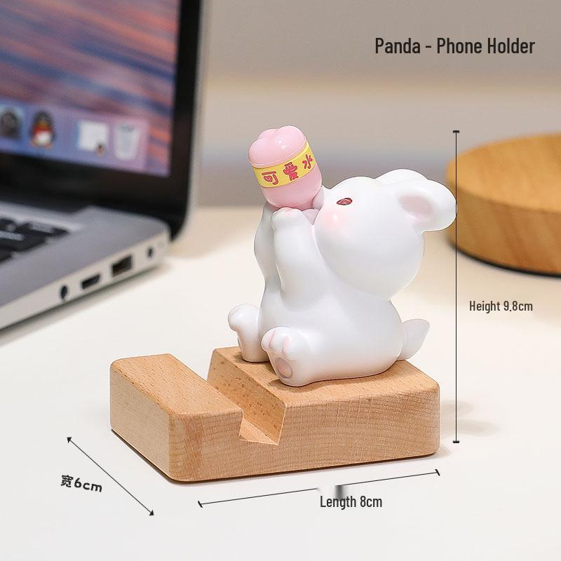 

Luxurious Cartoon Resin Phone Holder and Desk Ornament