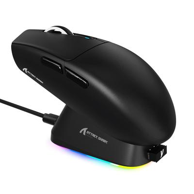 MAMBASNAKE X ATTACK SHARK G3PRO Wireless Gaming Mouse with Magnetic Charging RGB Charging Wireless Wired Gaming 3 Comfortable In the 500mAh For FPS