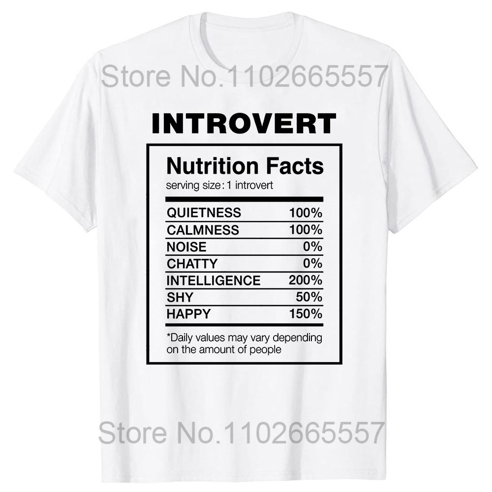 Introvertní Logo Tričko Vtipné Humor Introvert Vtipná Trička Léto Bavlna Streetwear Humor Citáty Vánoční Dárky Tričko