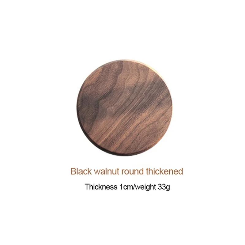 Natural Round Wooden Slice Cup Mat 1PC Coaster Tea Coffee Mug Drinks Holder for DIY Tableware Decor Durable Pad Home Coaster