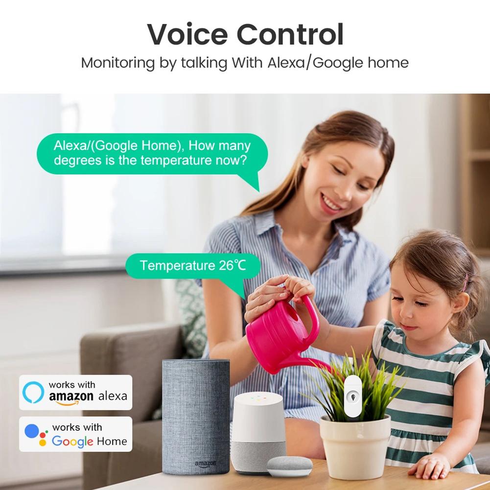 Zigbee Soil Moisture Sensor App Remote Monitoring Humidity Temperature Tester Garden Automation Irrigation Detector for Plants