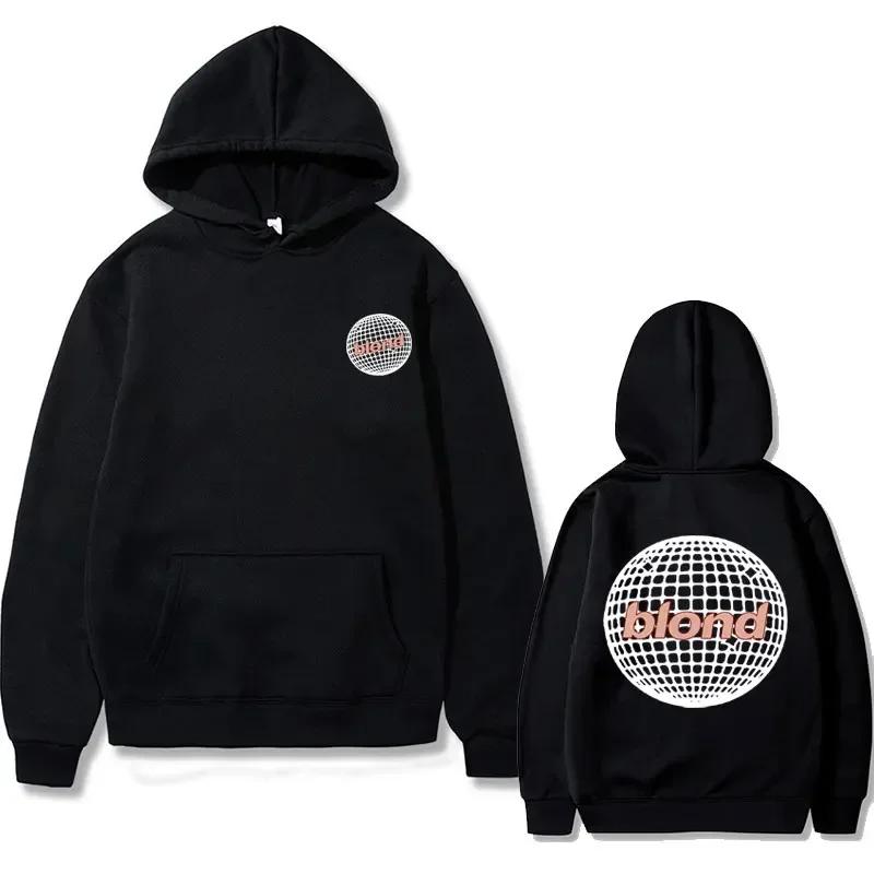 Rapper Frank Oversized Hoodie Blond Grafik Trainingsanzug Herren Damen Ozean Hip Hop Sweatshirt Herrenmode Vintage Pullover Hoodies