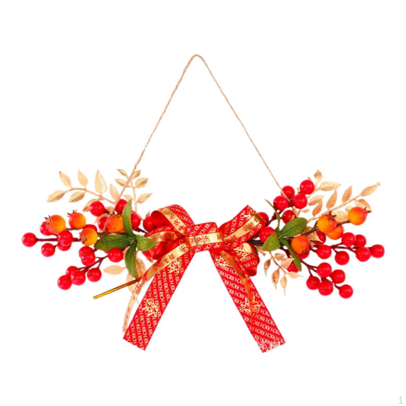 

Китайский красный кулон Весенний фестиваль Декор Дверь Настенное украшение Новинка Года Style D