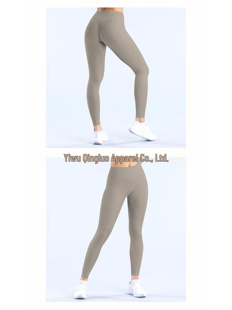 DFYNE Damen High Waist Yoga & Trainingshose - Neu eingetroffen, Atmungsaktiv, Bare Feel, für Laufen und Fitness