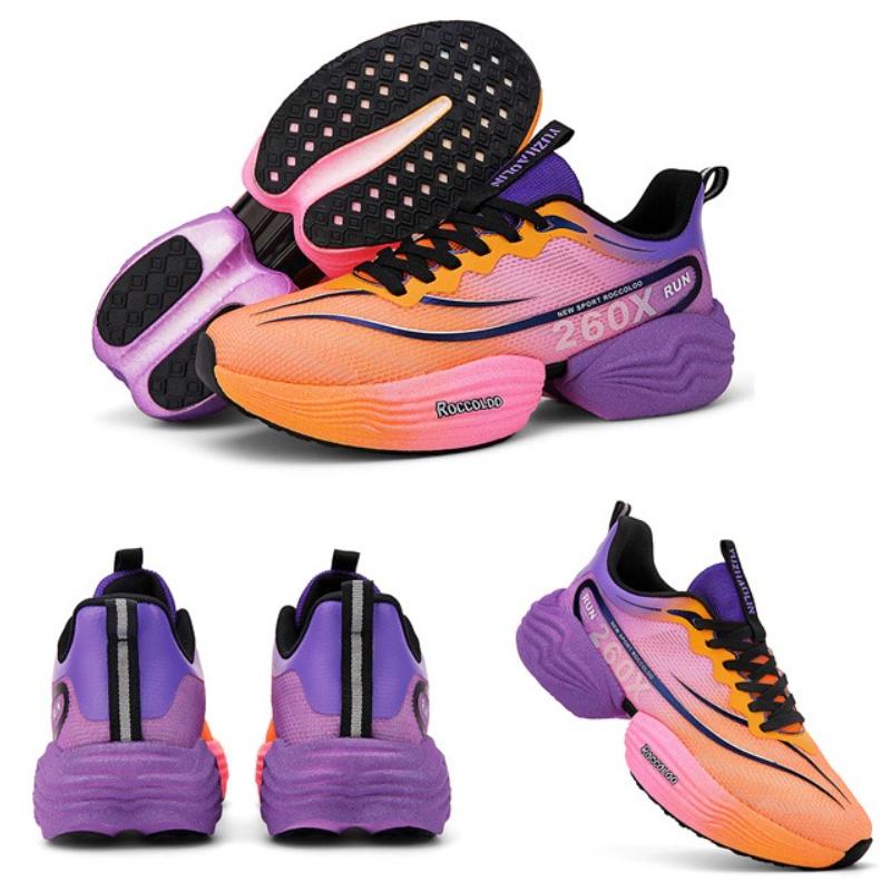 

2025 New Marathon Shoes Retro Style Couple Sneakers Ultra Light Thick Bottom Run Shoes Men Women Fashion Outdoor Tennis Shoes 35