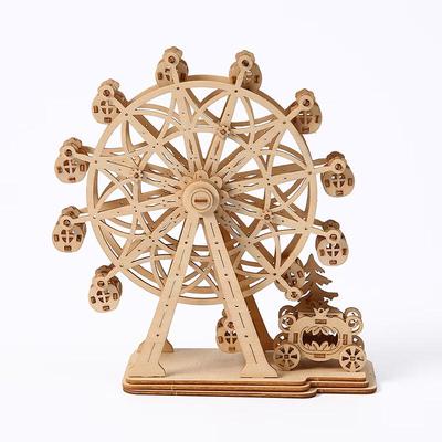 3D Wooden Ferris Wheel Puzzle