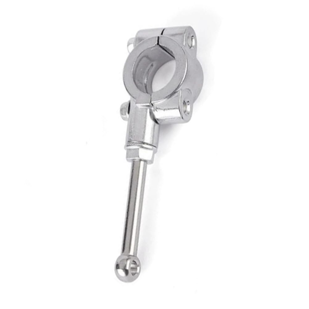 Chaksy Universal By Side Stand Extension Auxiliary Tool Bracket 20-23mm Single Leg Stand Foot Support Durable (Silver)