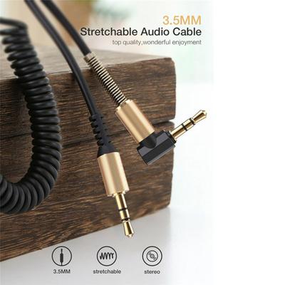 Audio Line High Fidelity Audio Transfer Retractable 3.5mm Jack Male To Male Speaker Audio Extension Cable for Home Theater