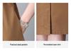 Modisches Damen Sommer 2025 Schlank machendes Hemdkleid aus reiner Baumwolle für Mütter mittleren Alters