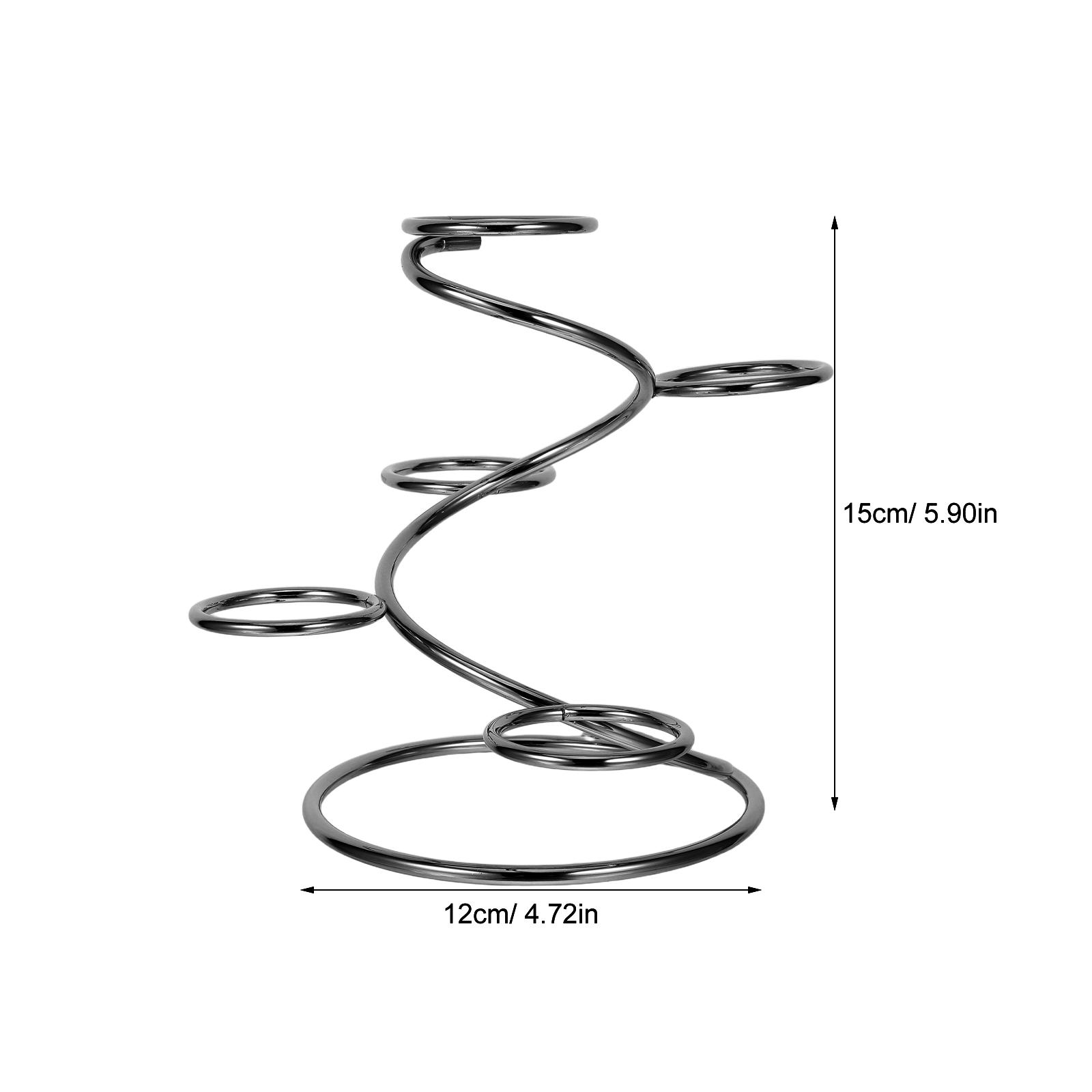 

Crystal Ball Holder Metal Egg Shaped Display Stand For Globe Sphere Rock Mineral Specimen Decorative Base Home Office Decor