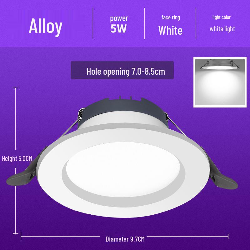 

4-inch 12-Hole Downlight & 6-inch 18-Hole Ceiling Light for Living Room