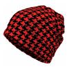 Contrasting Colors Pullover Hat Plaid Print Keep Warm Women's Pile Hat  Autumn and Winter